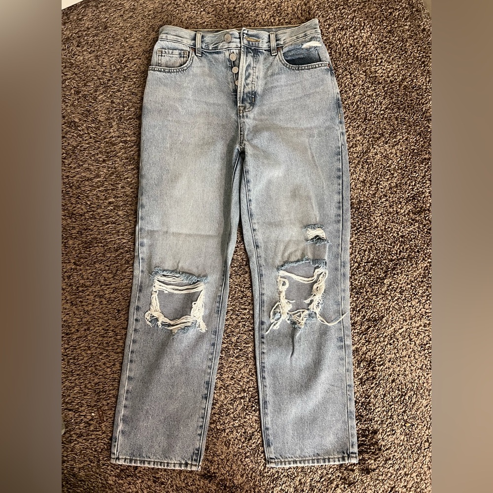 PacSun Light Blue Distressed Women Jeans